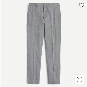 J. Crew Ludlow Unstructured Suit Pant in Cotton-Linen, multiple sizes available